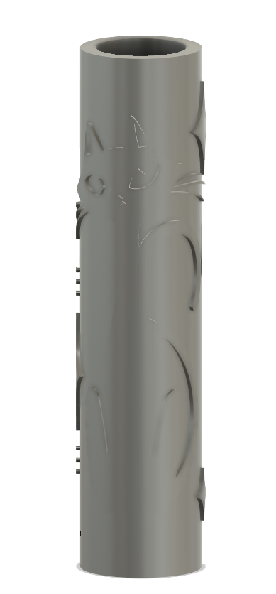 Atomic Cat Retro Artisan Stone Water Pipe Bong