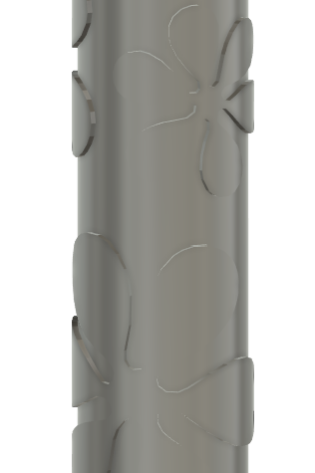 70’s Flowers Retro Artisan Stone Water Pipe Bong
